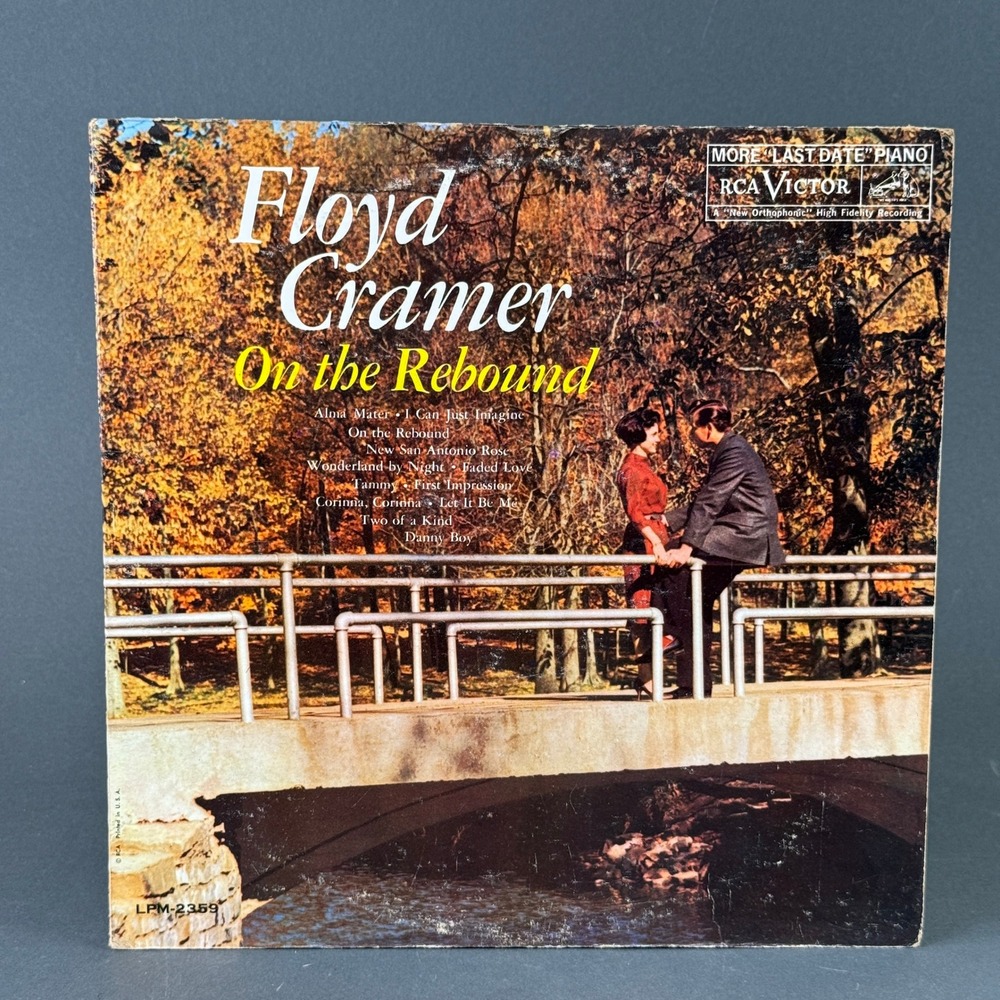Floyd Cramer On the Rebound Vinyl LP 12" RCA Victor Records LPM-2359 Excellent